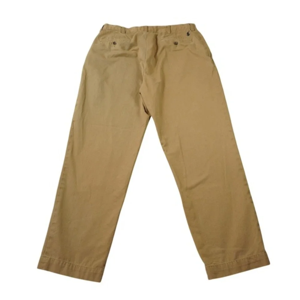 Polo Ralph Lauren Prospect Pant Mens 32x28 Tan‎ Khaki Chino Straight Leg Cotton